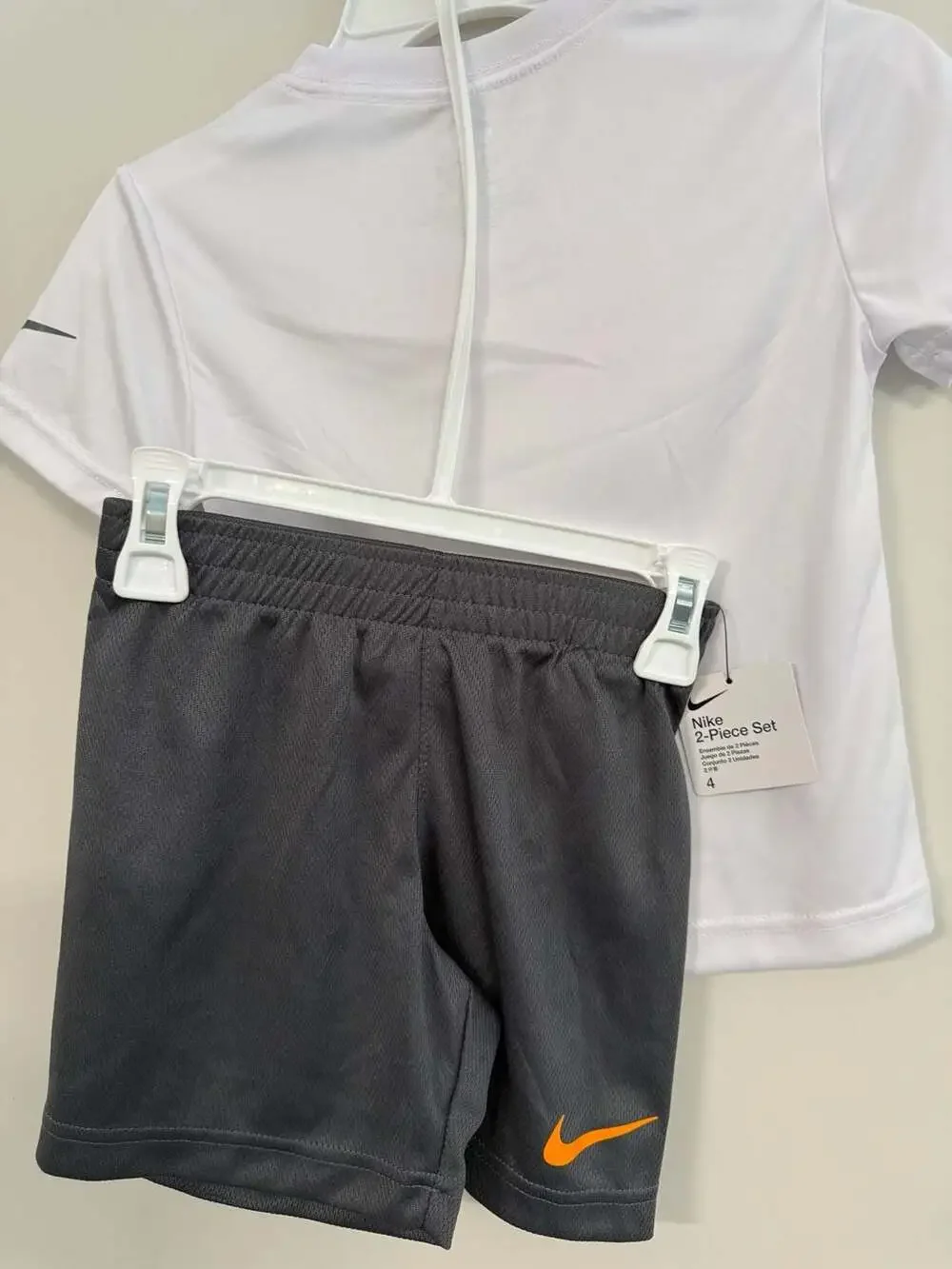 Nike Kids' Dri-FIT Just Do It 2-Piece T-Shirt and Shorts Set, Size 4 - Picture 5 of 5